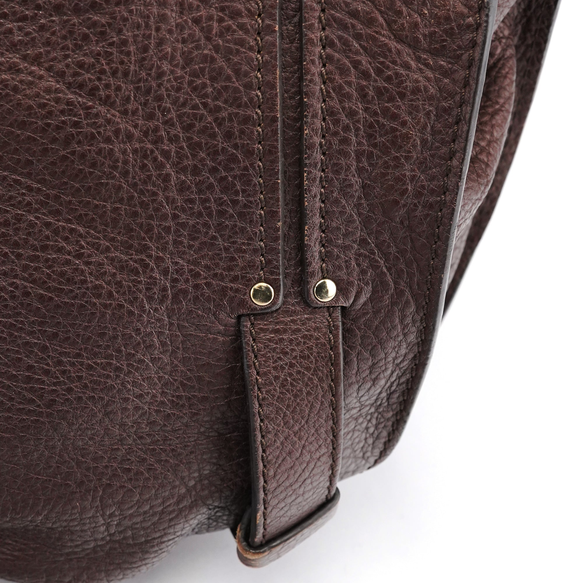 Celine Brown Leather Bittersweet Shoulder Bag