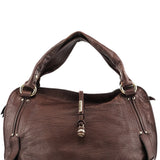 Celine Brown Leather Bittersweet Shoulder Bag
