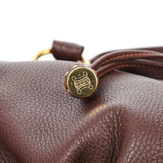 Celine Brown Leather Bittersweet Shoulder Bag
