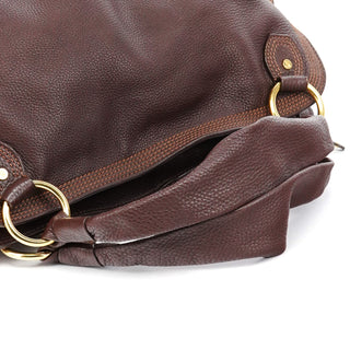 Celine Brown Leather Bittersweet Shoulder Bag