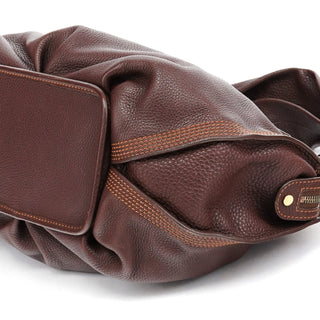 Celine Brown Leather Bittersweet Shoulder Bag