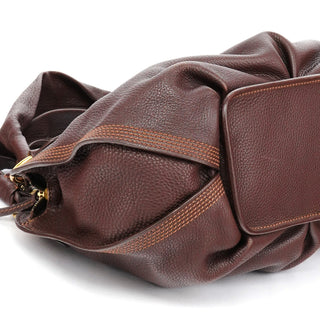 Celine Brown Leather Bittersweet Shoulder Bag