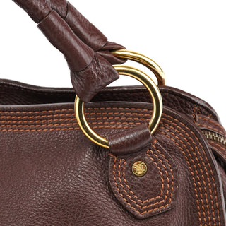 Celine Brown Leather Bittersweet Shoulder Bag