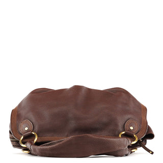 Celine Brown Leather Bittersweet Shoulder Bag