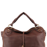 Celine Sac porté épaule Bittersweet en cuir marron