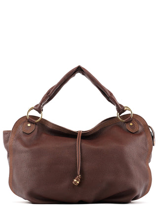 Céline Brown Leather Bittersweet Shoulder Bag