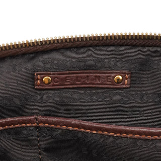 Céline Brown Leather Bittersweet Shoulder Bag
