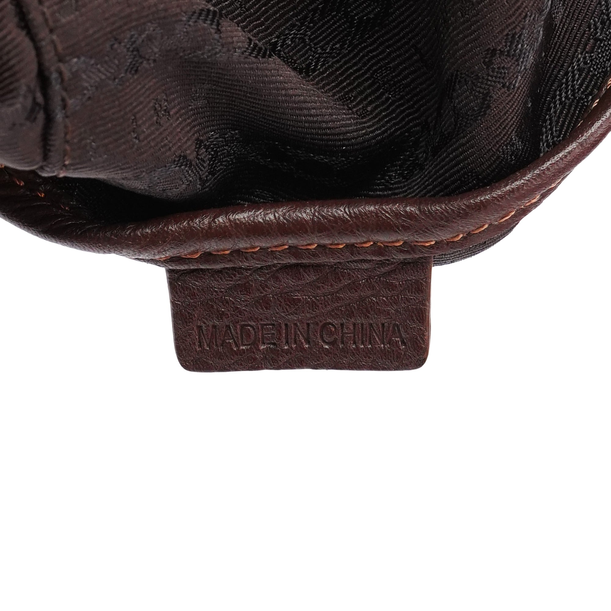 Celine Sac porté épaule Bittersweet en cuir marron