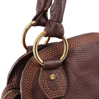 Céline Brown Leather Bittersweet Shoulder Bag