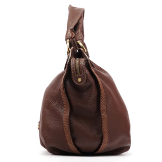 Celine Brown Leather Bittersweet Shoulder Bag