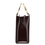Celine Brown Leather Gold 2-Way Top Handle Bag