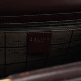 Celine Brown Leather Gold 2-Way Top Handle Bag