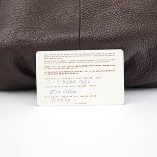 Celine Brown Leather Pillow 2-Way Bag