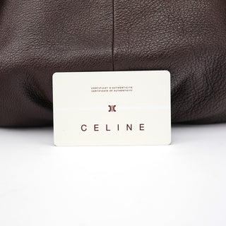 Celine Brown Leather Pillow 2-Way Bag