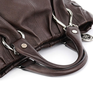 Celine Brown Leather Pillow 2-Way Bag