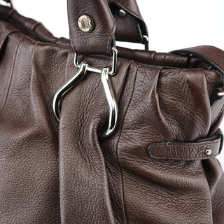 Celine Brown Leather Pillow 2-Way Bag