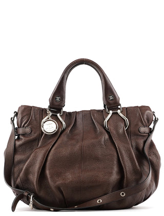 Celine Brown Leather PIllow 2-Way Bag
