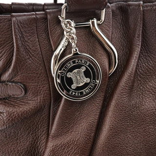 Celine Brown Leather PIllow 2-Way Bag