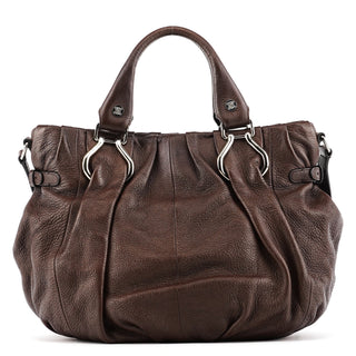 Celine Brown Leather PIllow 2-Way Bag