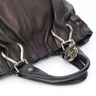 Celine Brown Leather Pillow 2-Way Tote Bag