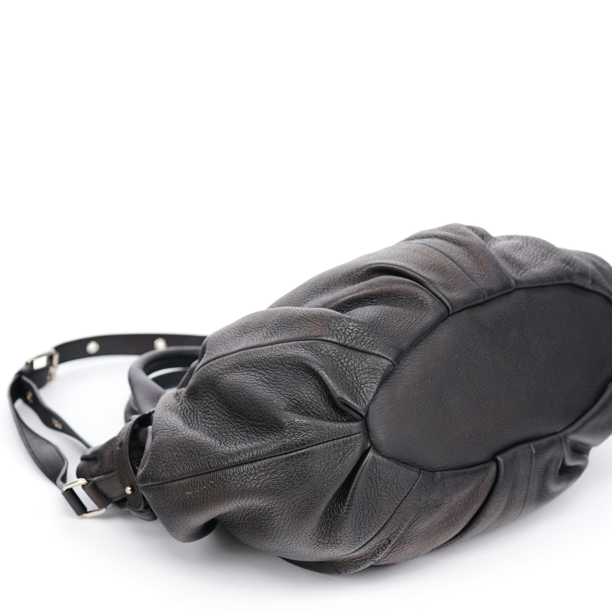 Celine Brown Leather Pillow 2-Way Tote Bag