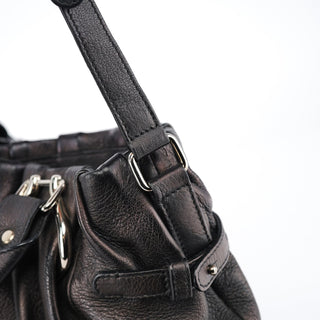 Celine Brown Leather Pillow 2-Way Tote Bag