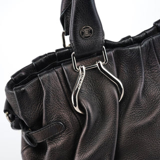 Celine Brown Leather Pillow 2-Way Tote Bag