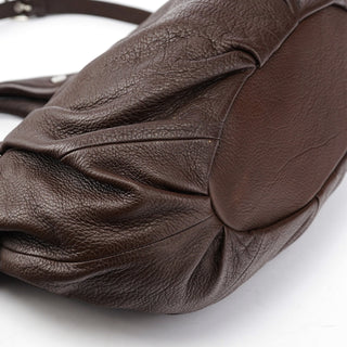 Celine Brown Leather Pillow 2-Way Tote Bag