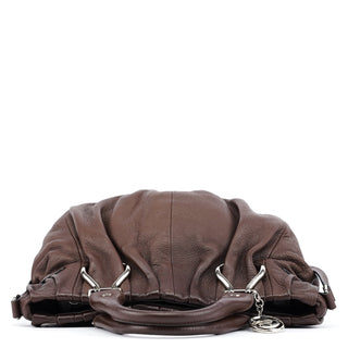 Celine Brown Leather Pillow 2-Way Tote Bag