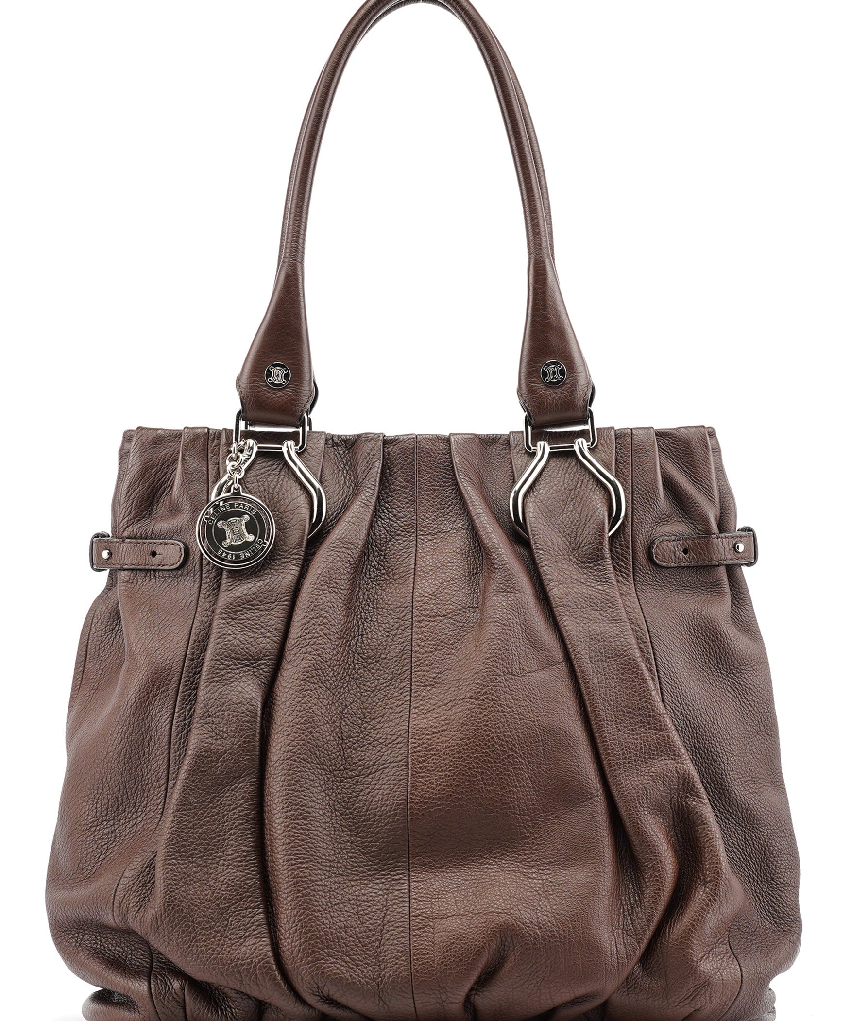 Celine Borsa tote Pillow in pelle marrone