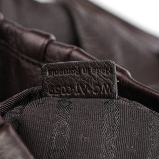 Celine Brown Leather Pillow Tote Bag