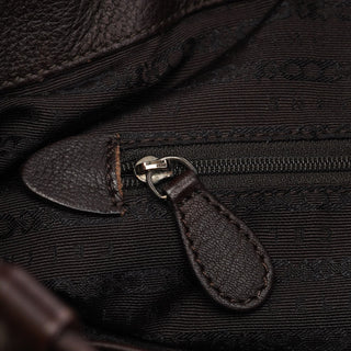 Celine Brown Leather Pillow Tote Bag