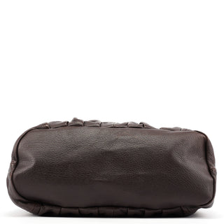 Celine Brown Leather Pillow Tote Bag