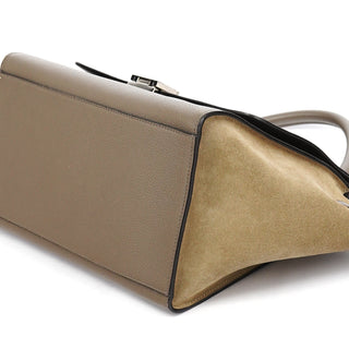 Celine Brown Leather Trapeze 2-Way Bag