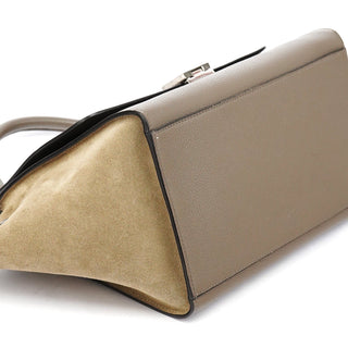 Celine Brown Leather Trapeze 2-Way Bag