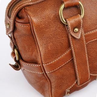 Celine Brown Leather Triomphe Tote Bag