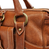 Celine Brown Leather Triomphe Tote Bag