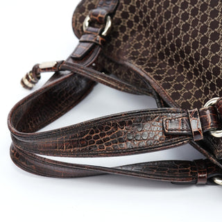 Celine Brown Macadam Bittersweet Shoulder Bag