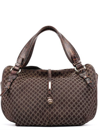 Celine Brown Macadam Bittersweet Shoulder Bag