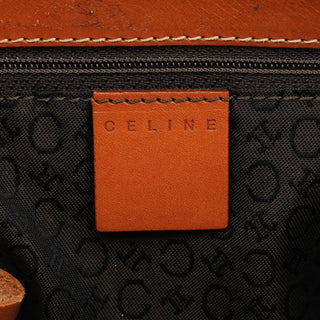 Celine Brown Macadam Logo Tote Bag