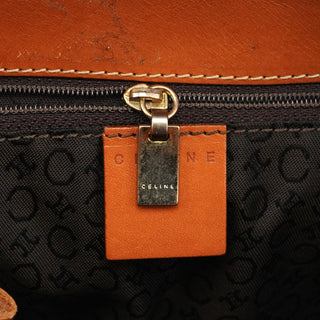 Celine Brown Macadam Logo Tote Bag