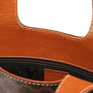 Celine Brown Macadam Logo Tote Bag