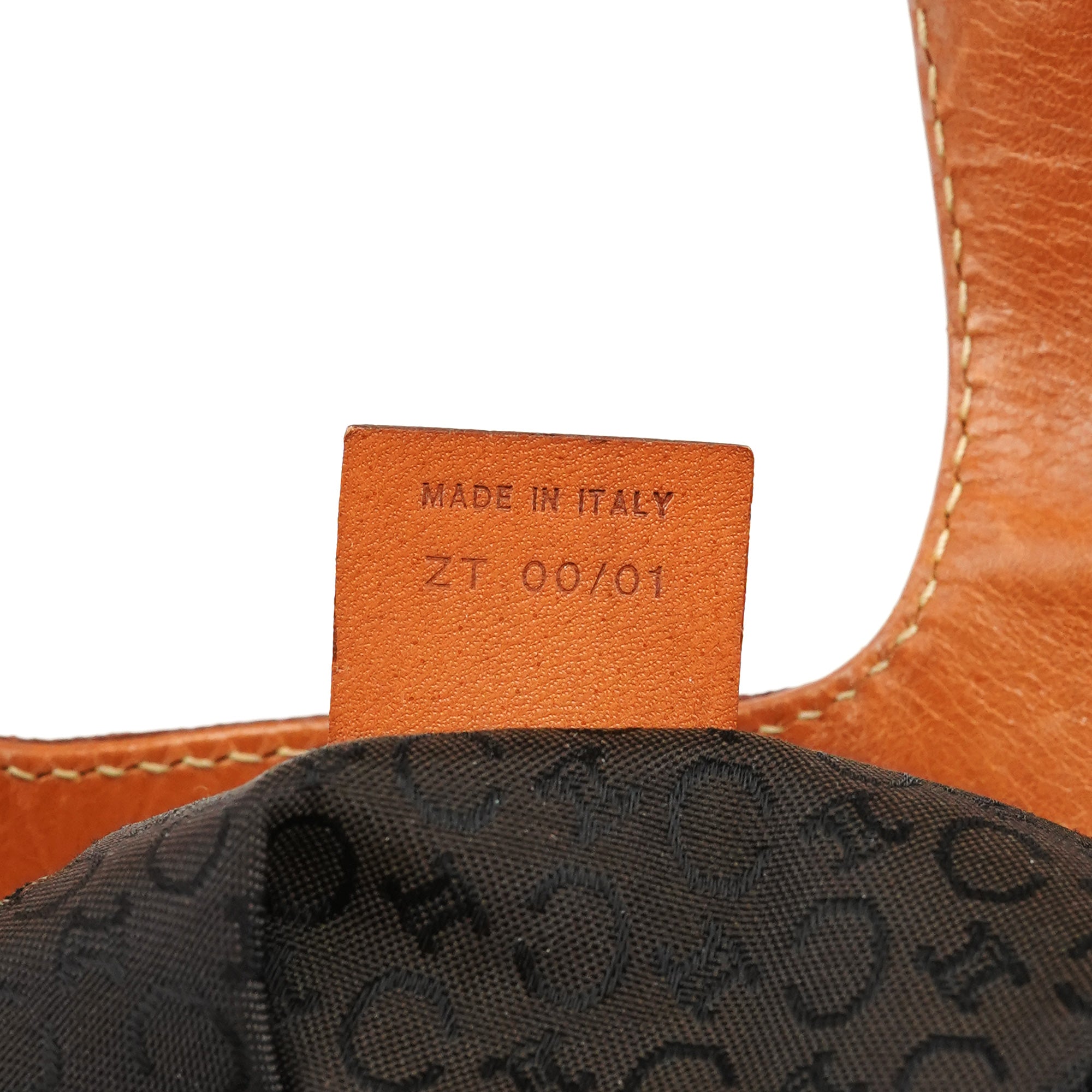 Celine Sac cabas logo en toile Macadam marron