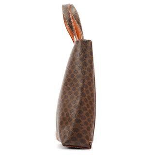 Celine Brown Macadam Logo Tote Bag