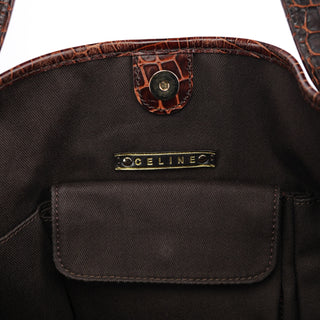 Celine Brown Macadam Monogram Bittersweet Bag