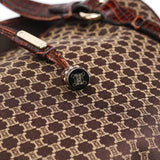 Celine Brown Macadam Monogram Bittersweet Bag