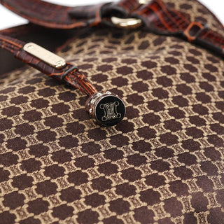 Celine Brown Macadam Monogram Bittersweet Bag