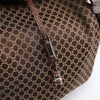 Celine Brown Macadam Monogram Bittersweet Bag