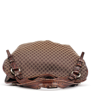 Celine Brown Macadam Monogram Bittersweet Bag