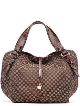 Celine Brown Macadam Monogram Bittersweet Bag